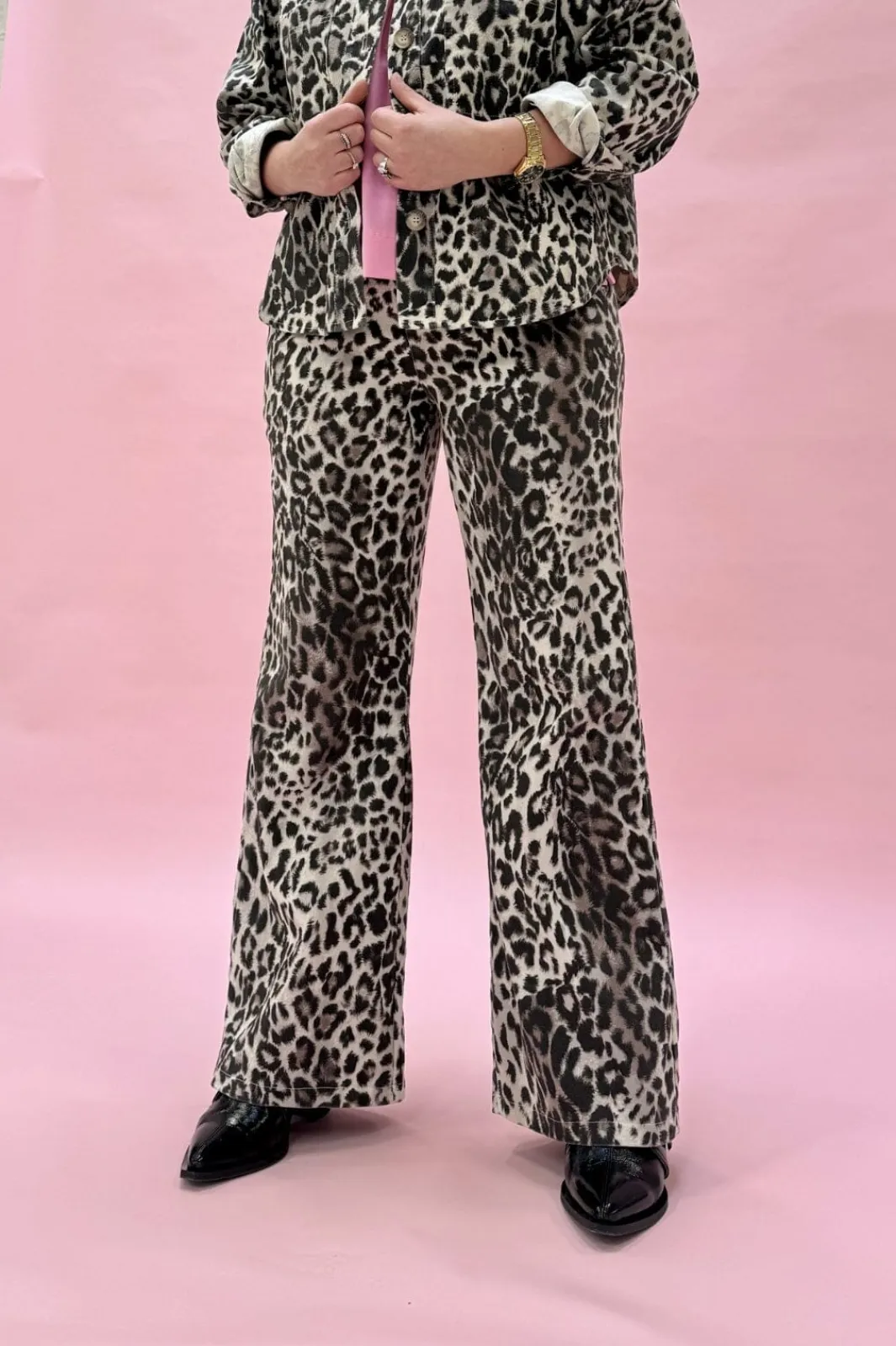 Sale Bcneel Printed Pant Bukser, Jeans & Leggings