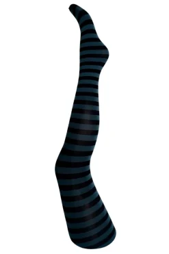 Black Colour Strømper & Strømpebukser<Bcriga Striped Tight