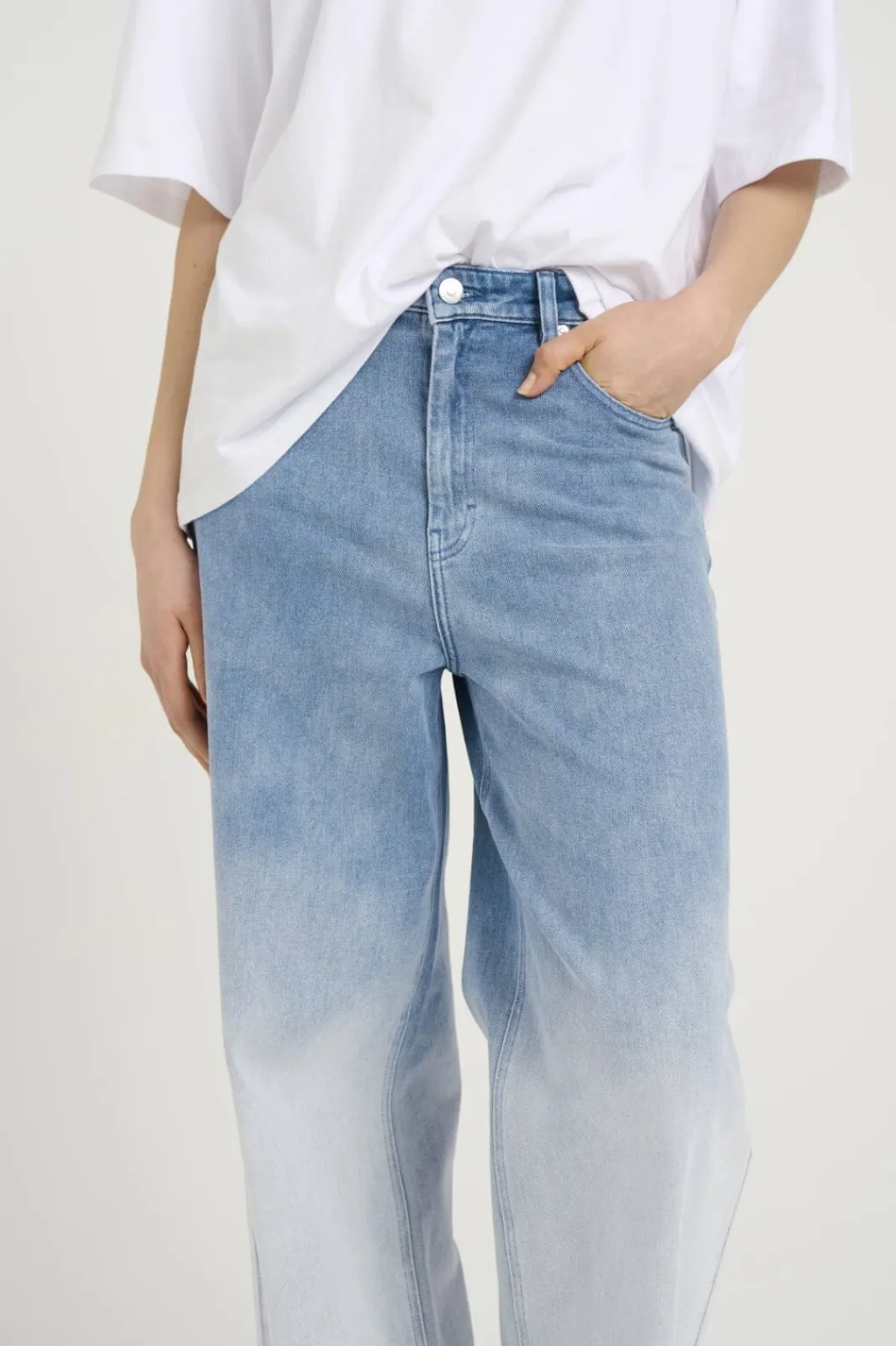 Gestuz Bukser, Jeans & Leggings<Bebbiegz Wide Jeans 10909779