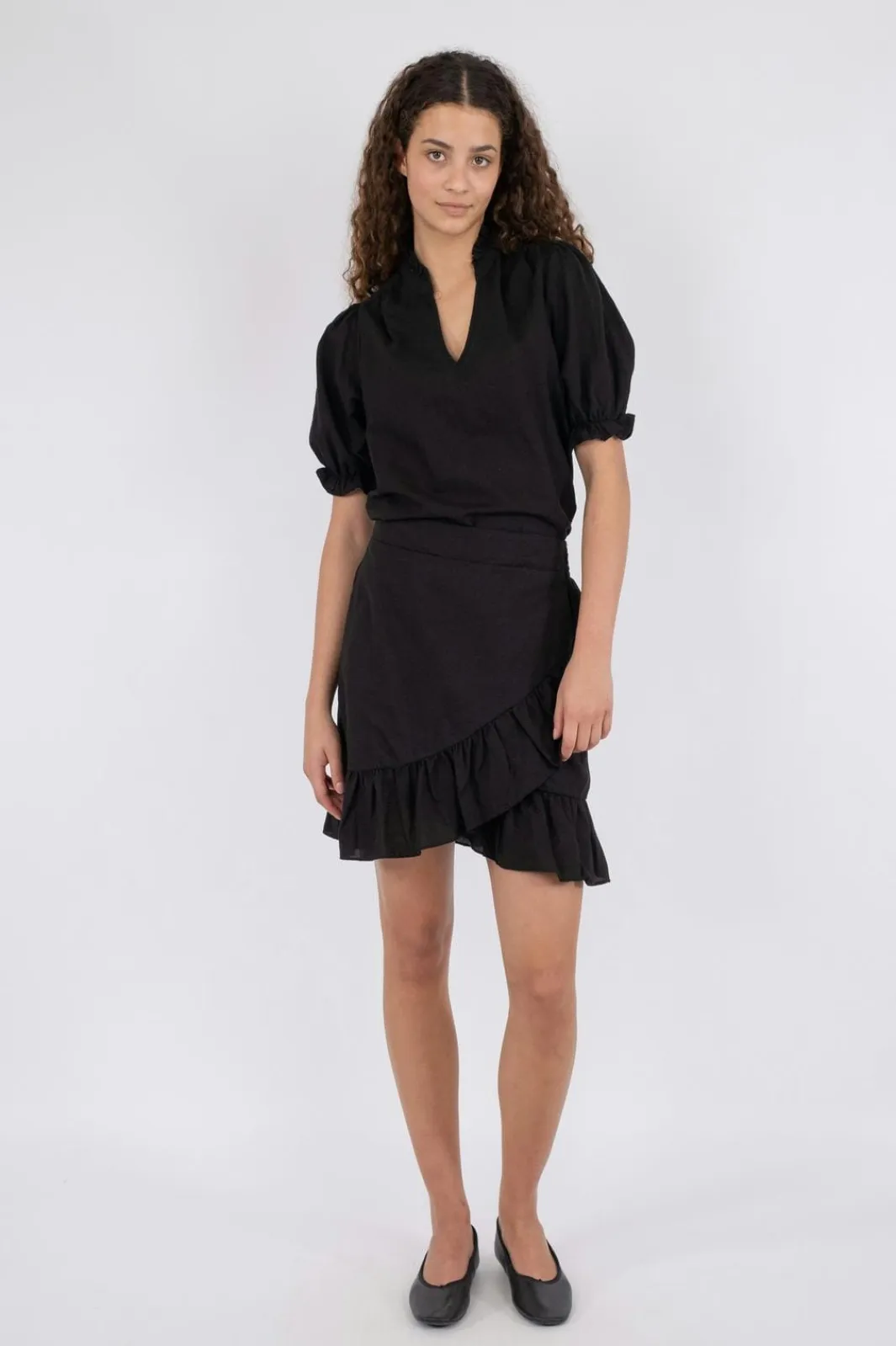 Neo Noir Nederdele<Bekka Linen Skirt