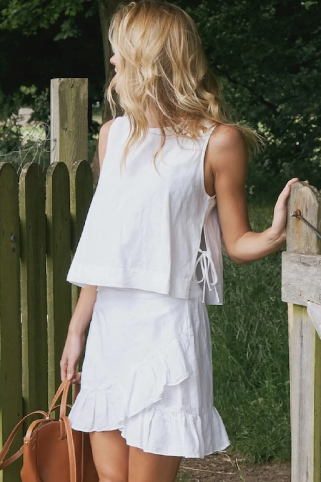 Outlet Bekka Linen Skirt Nederdele