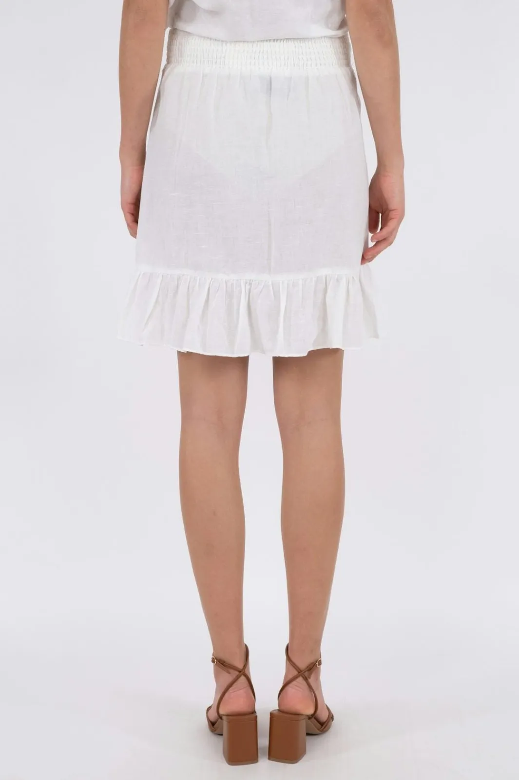 Outlet Bekka Linen Skirt Nederdele
