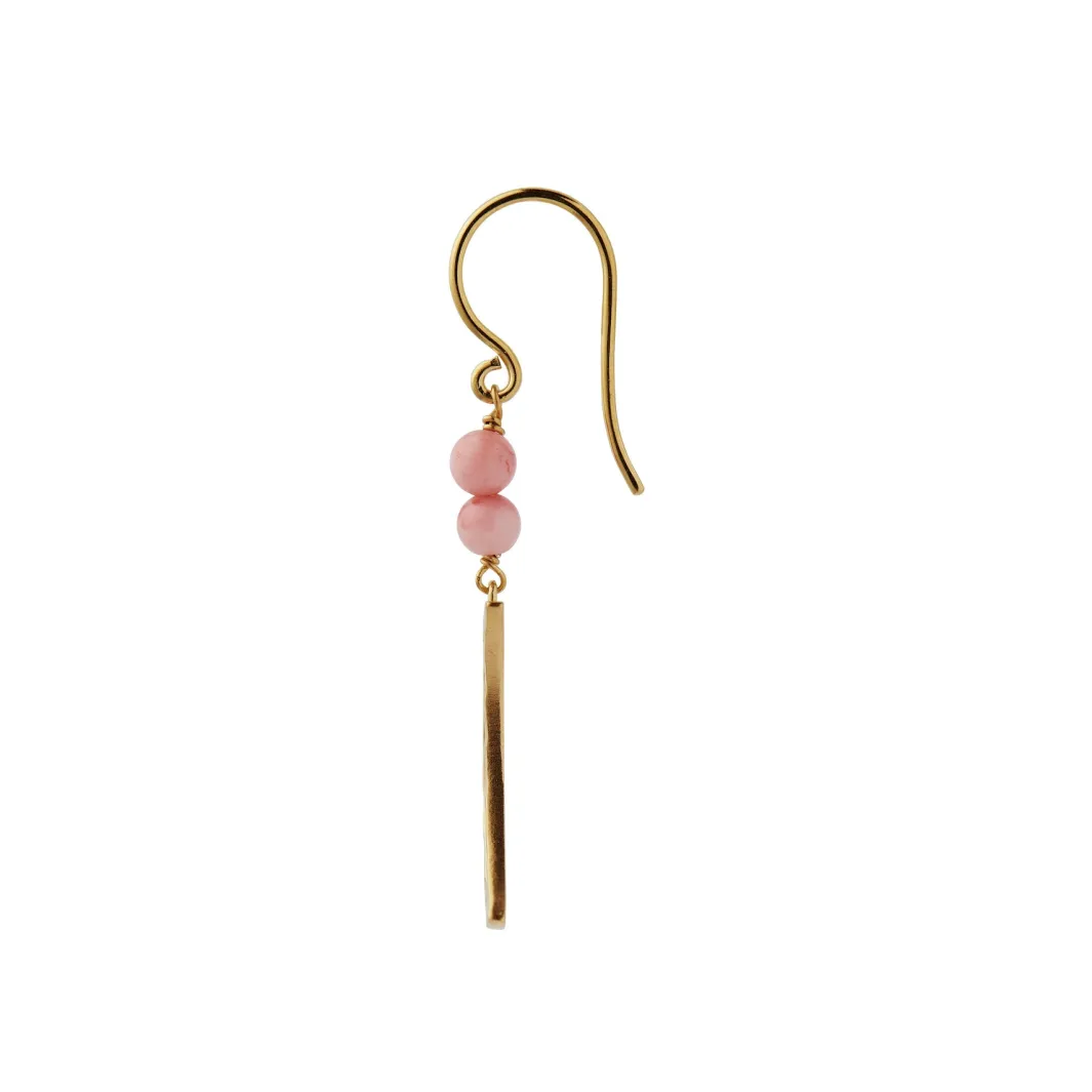 Best Bella Moon Earring With Coral Øreringe