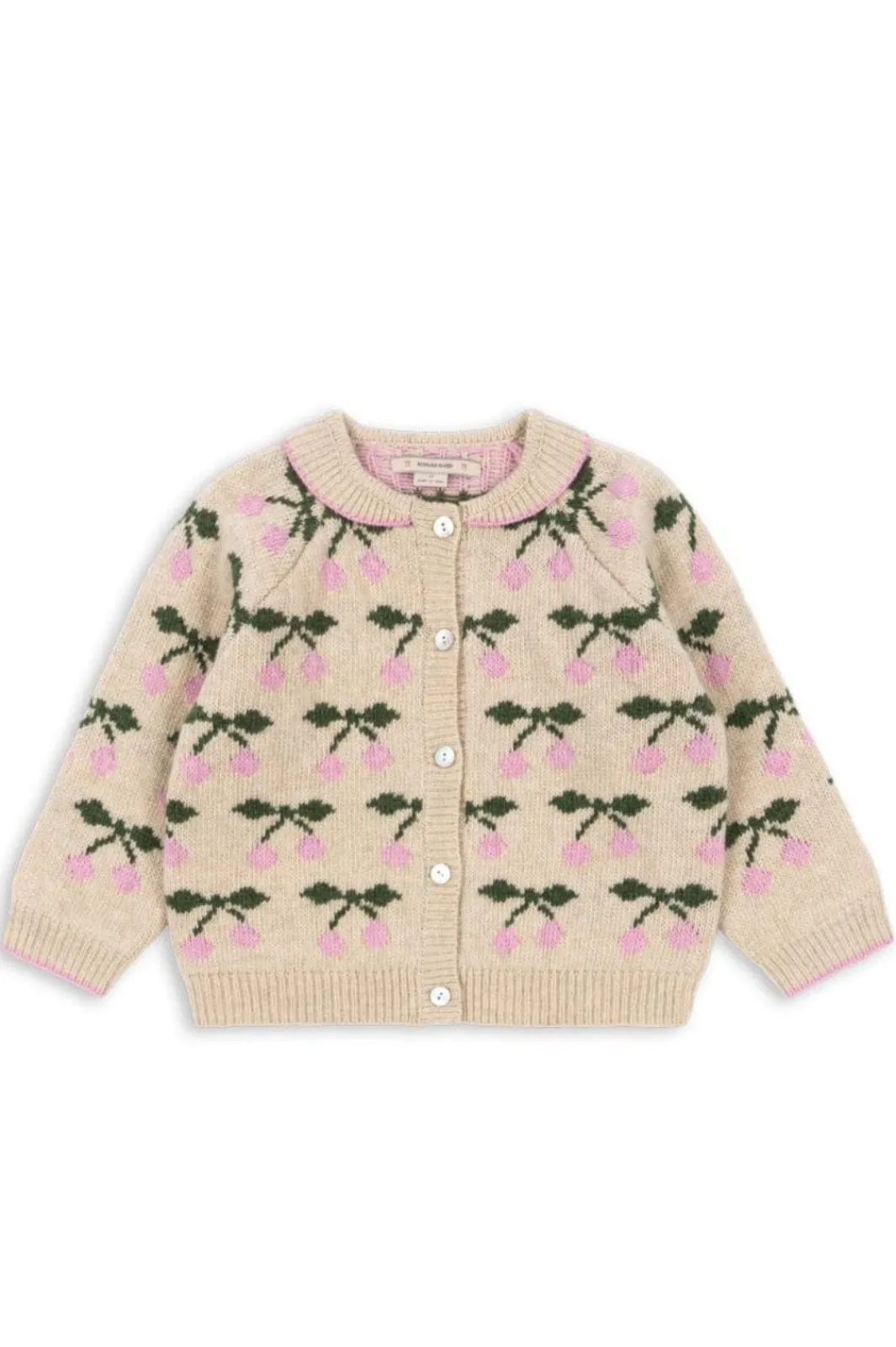 Børn Konges Sløjd Cardigans|Cardigans<Belou Knit Collar Cardigan Ks103712
