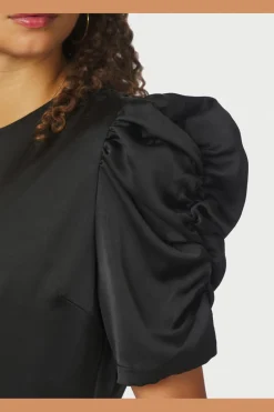 Neo Noir Bluser & Skjorter<Benua Heavy Sateen Blouse 167069
