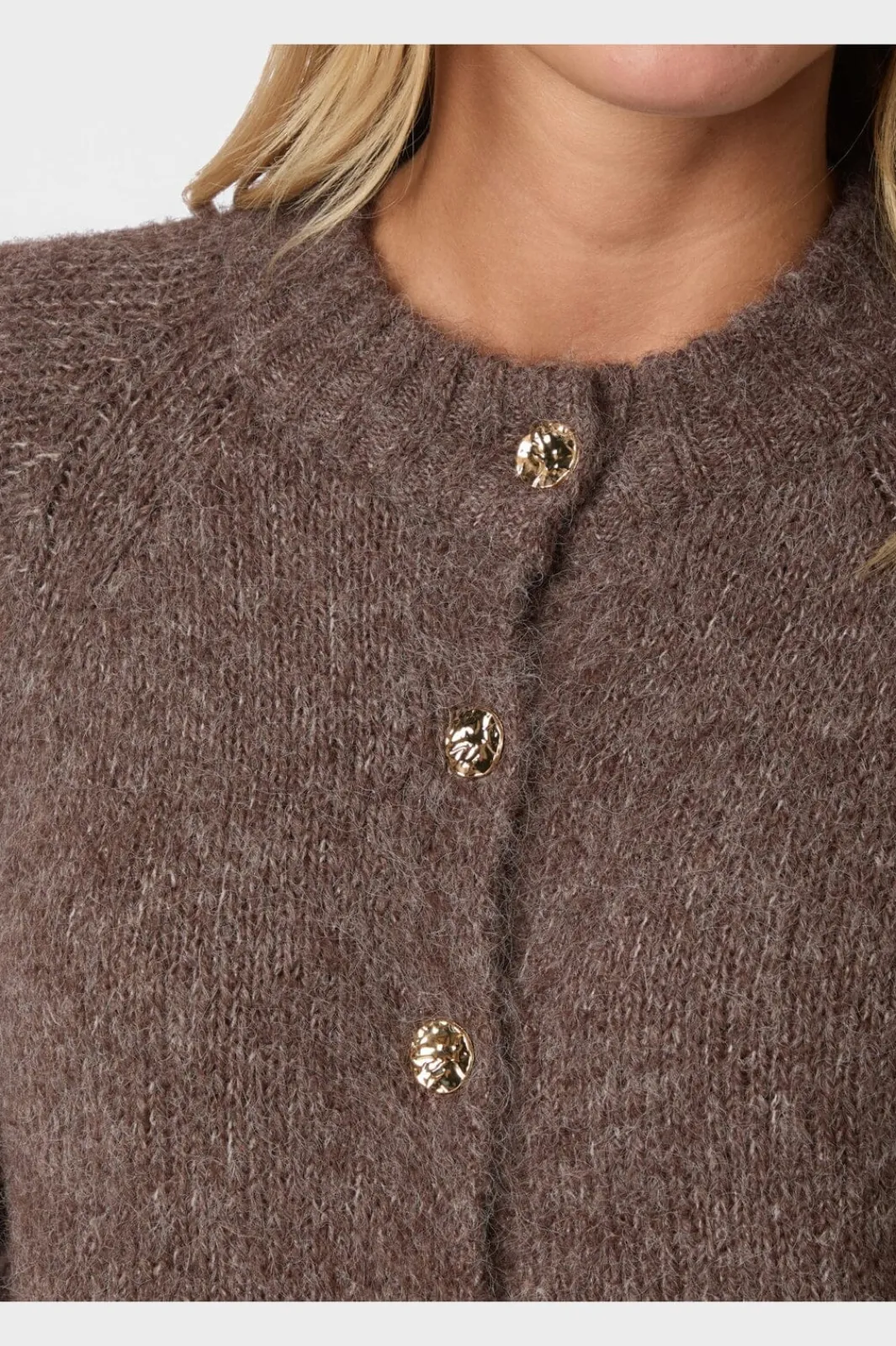 Outlet Benuta Fluffy Knit Cardigan 165816 Cardigans|Ammevenligt Tøj