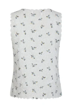 Bibi Embroidery Print Top 165122 T-Shirts & Toppe|Ammevenligt Tøj