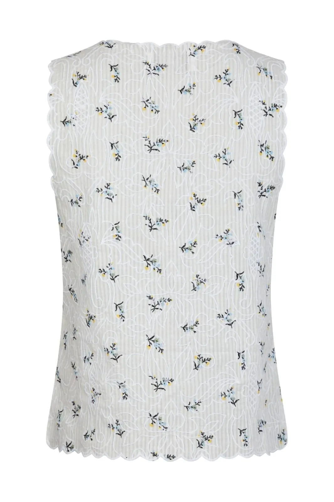 Bibi Embroidery Print Top 165122 T-Shirts & Toppe|Ammevenligt Tøj