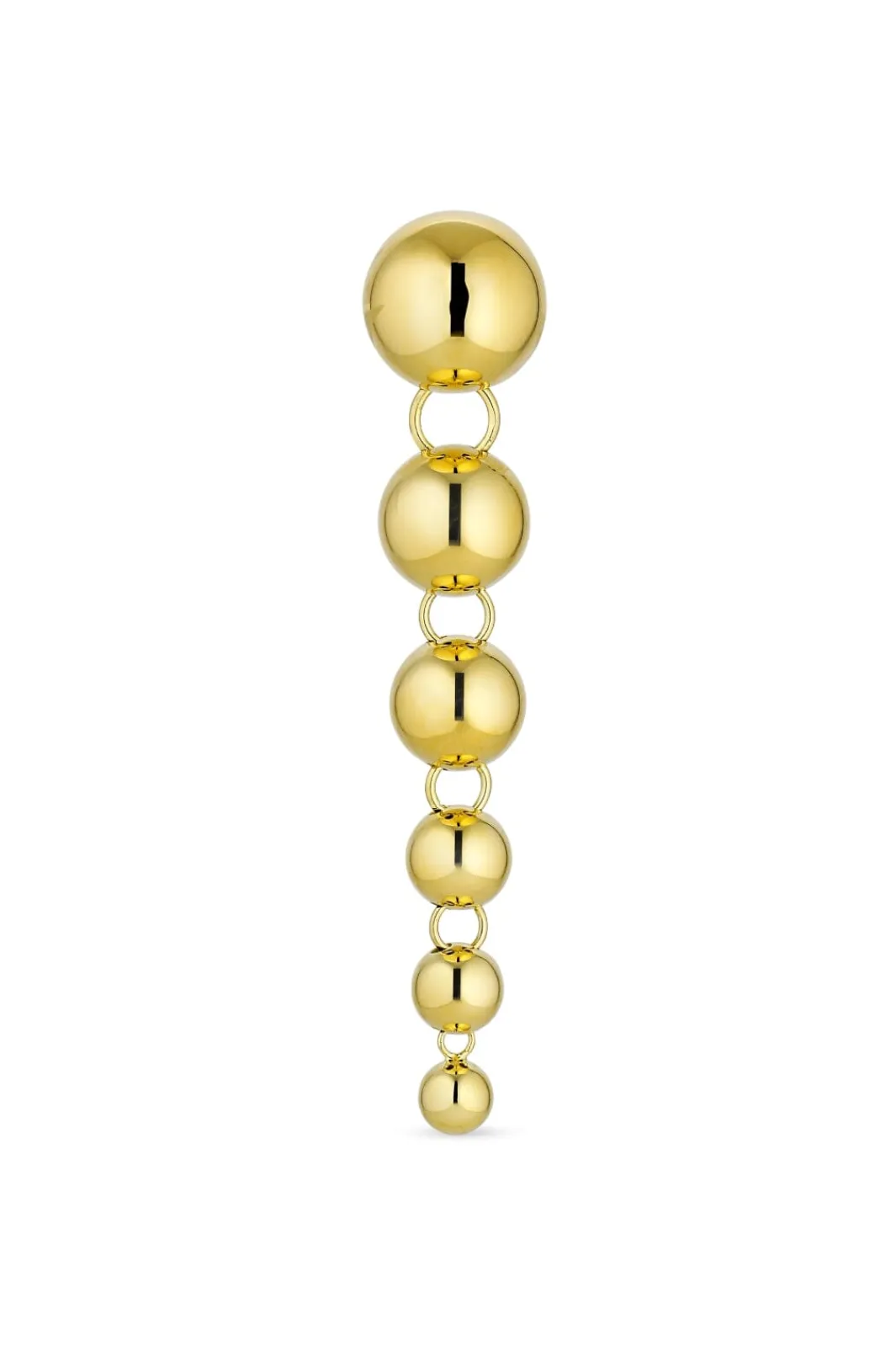 Big Atomic Drop Stud Øreringe