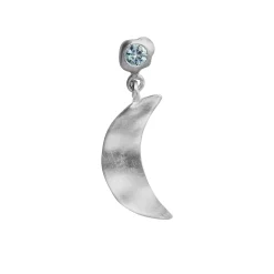 Stine A Øreringe<Big Dot Bella Moon With Blue Lagune Stone