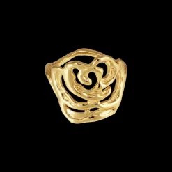 Jane Kønig Ringe<Big Rose Ring