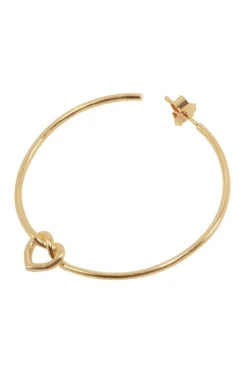 Best Big Tied Heart Hoop BTHH-AW25-G Øreringe