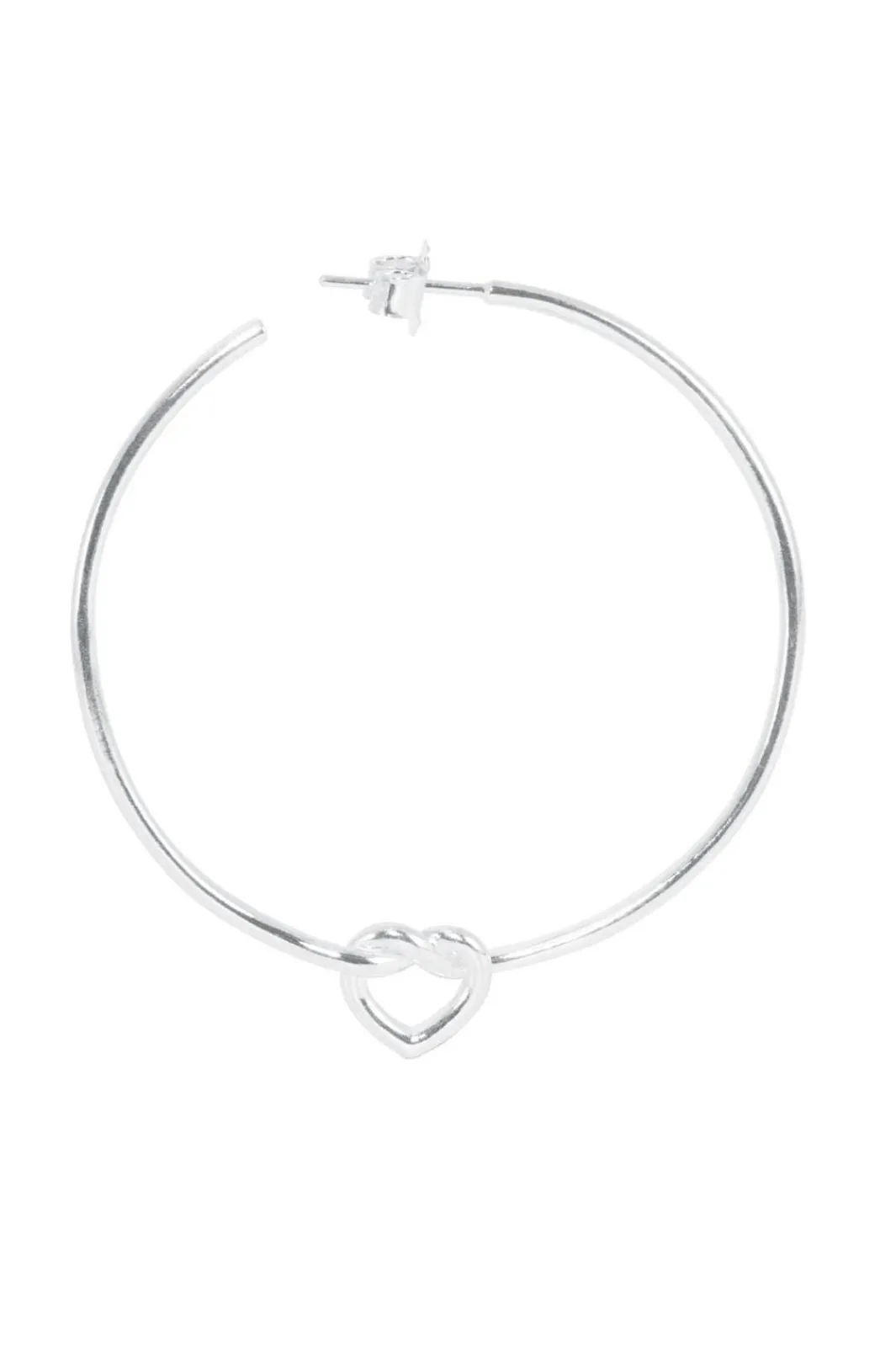 Jane Kønig Øreringe<Big Tied Heart Hoop BTHH-AW25-S