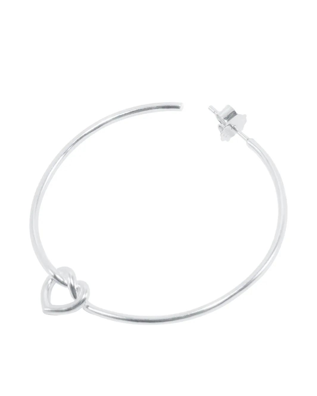 Jane Kønig Øreringe<Big Tied Heart Hoop BTHH-AW25-S