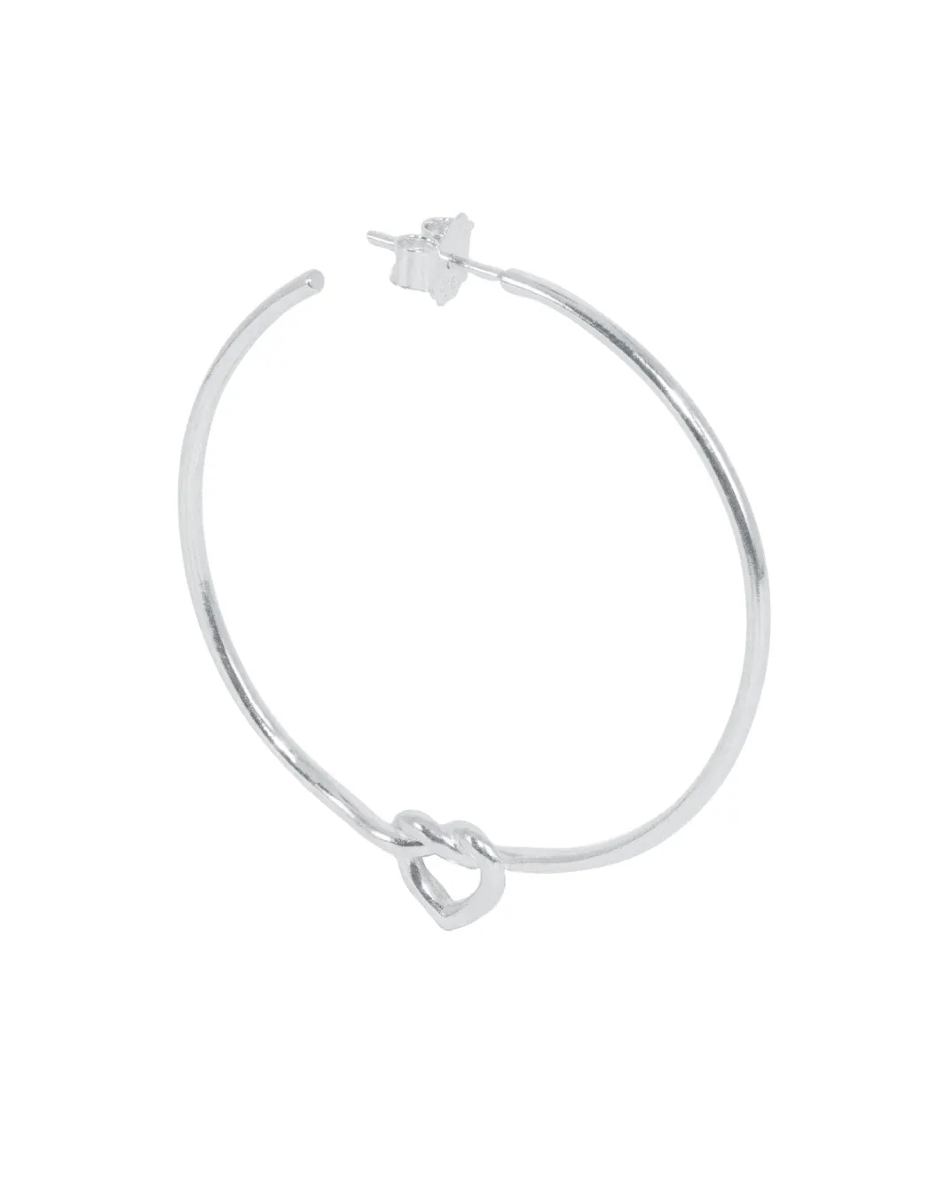 Jane Kønig Øreringe<Big Tied Heart Hoop BTHH-AW25-S