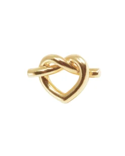 Jane Kønig Øreringe<Big Tied Heart Stud BTHS-AW25-G