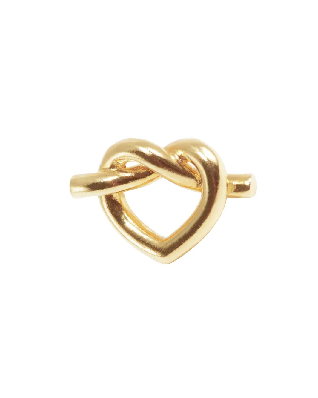 Jane Kønig Øreringe<Big Tied Heart Stud BTHS-AW25-G