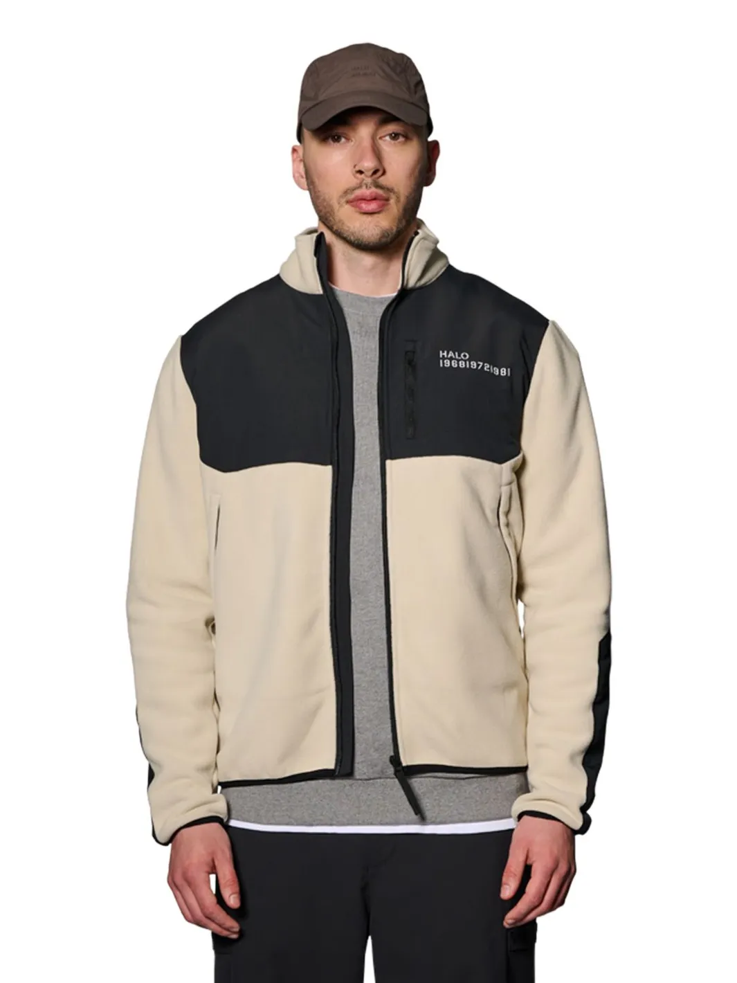 New Blocked Zip Fleece 610209 Overtøj & Jakker