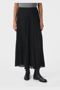 Neo Noir Nederdele<Boni Simple Plisse Skirt 166495