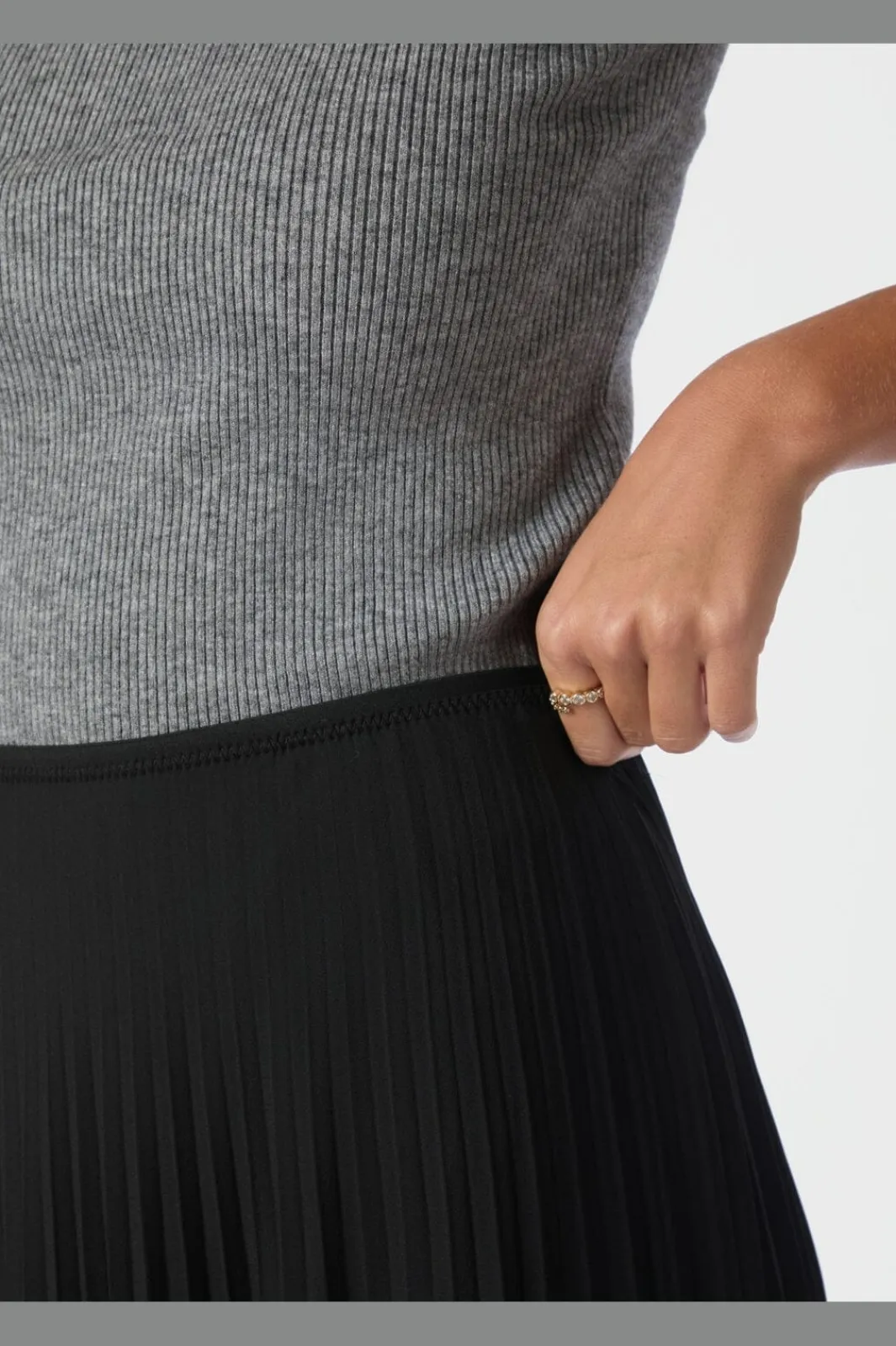 Neo Noir Nederdele<Boni Simple Plisse Skirt 166495