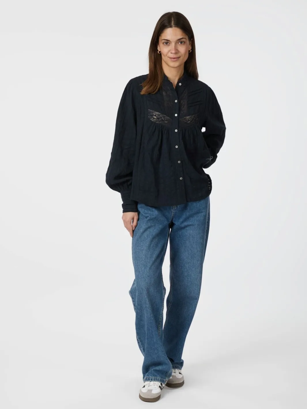 Hot Bria Dobby Blouse 164672 Bluser & Skjorter|Ammevenligt Tøj