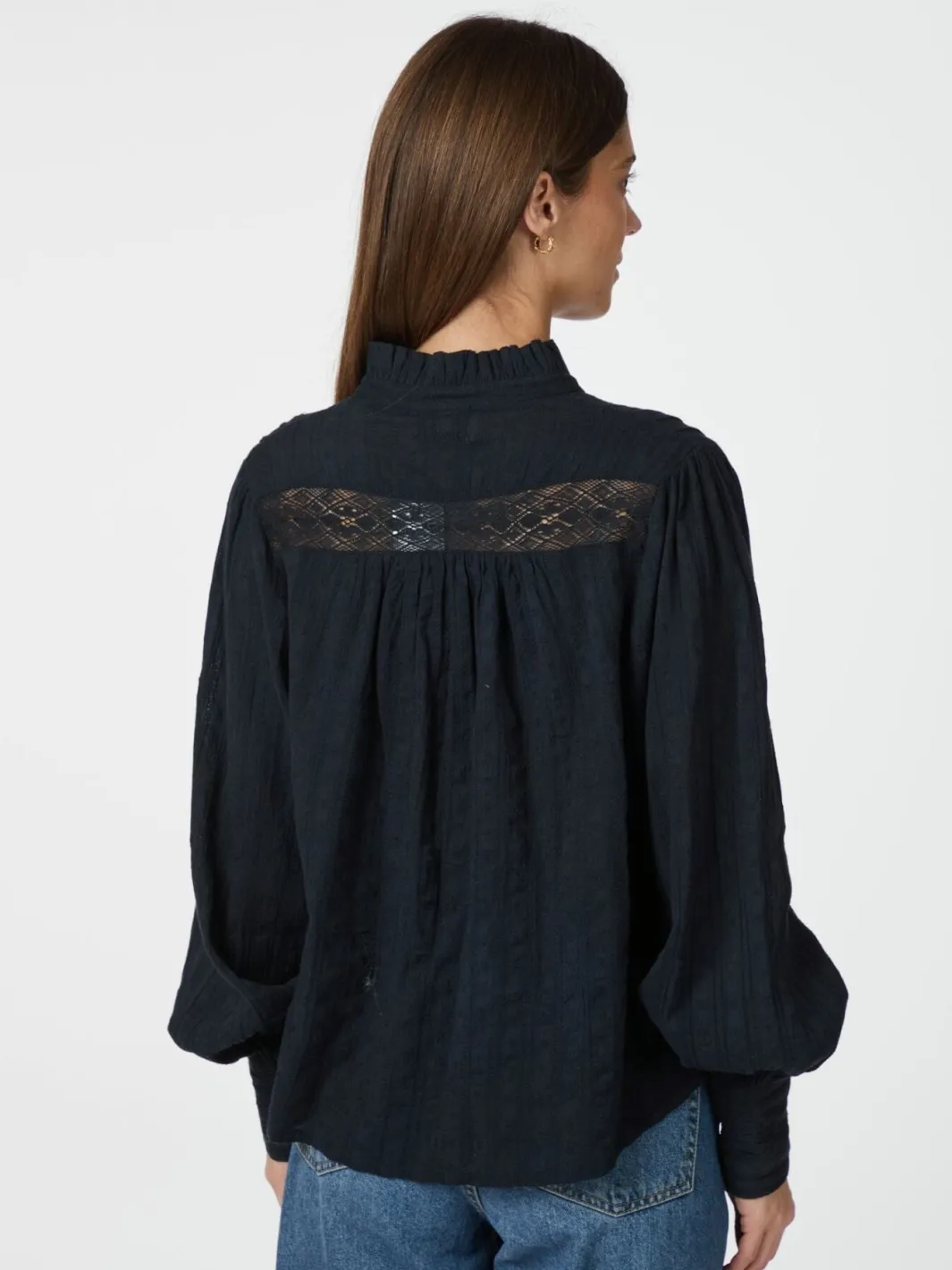 Hot Bria Dobby Blouse 164672 Bluser & Skjorter|Ammevenligt Tøj