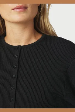 Hot Briano Stitch Knit Cardigan 166423 Cardigans|Ammevenligt Tøj
