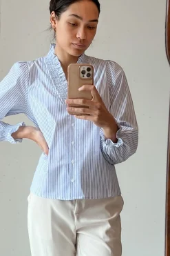 Neo Noir Bluser & Skjorter<Brielle Stripe Shirt