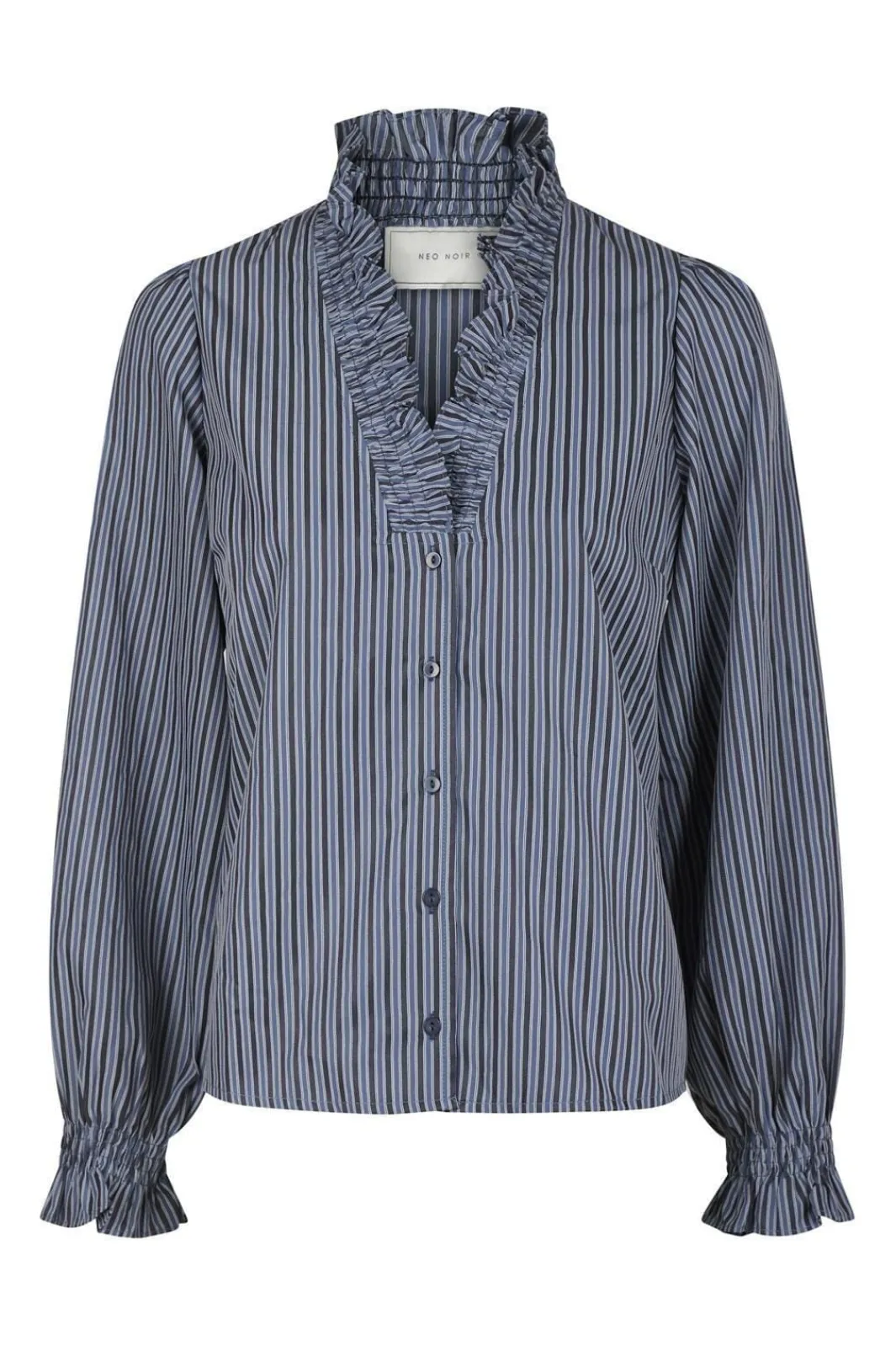 Hot Brielle Twill Stripe Shirt Bluser & Skjorter|Ammevenligt Tøj