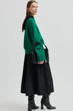 Second Female Strik|Bluser & Skjorter<Brook Knit Drop Shoulder O-Neck 58894