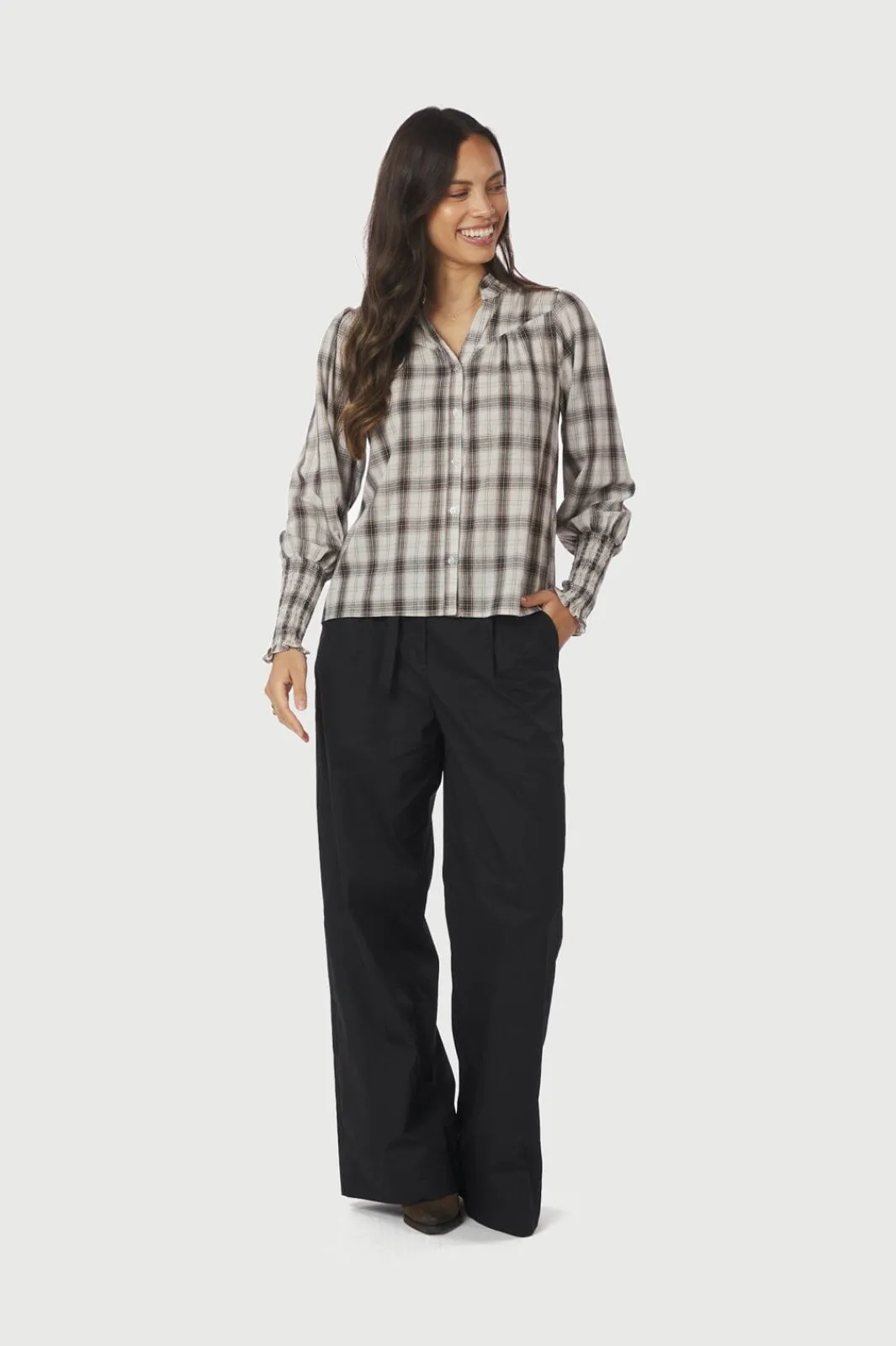 Neo Noir Bluser & Skjorter<Camisa Big Check Blouse 166886