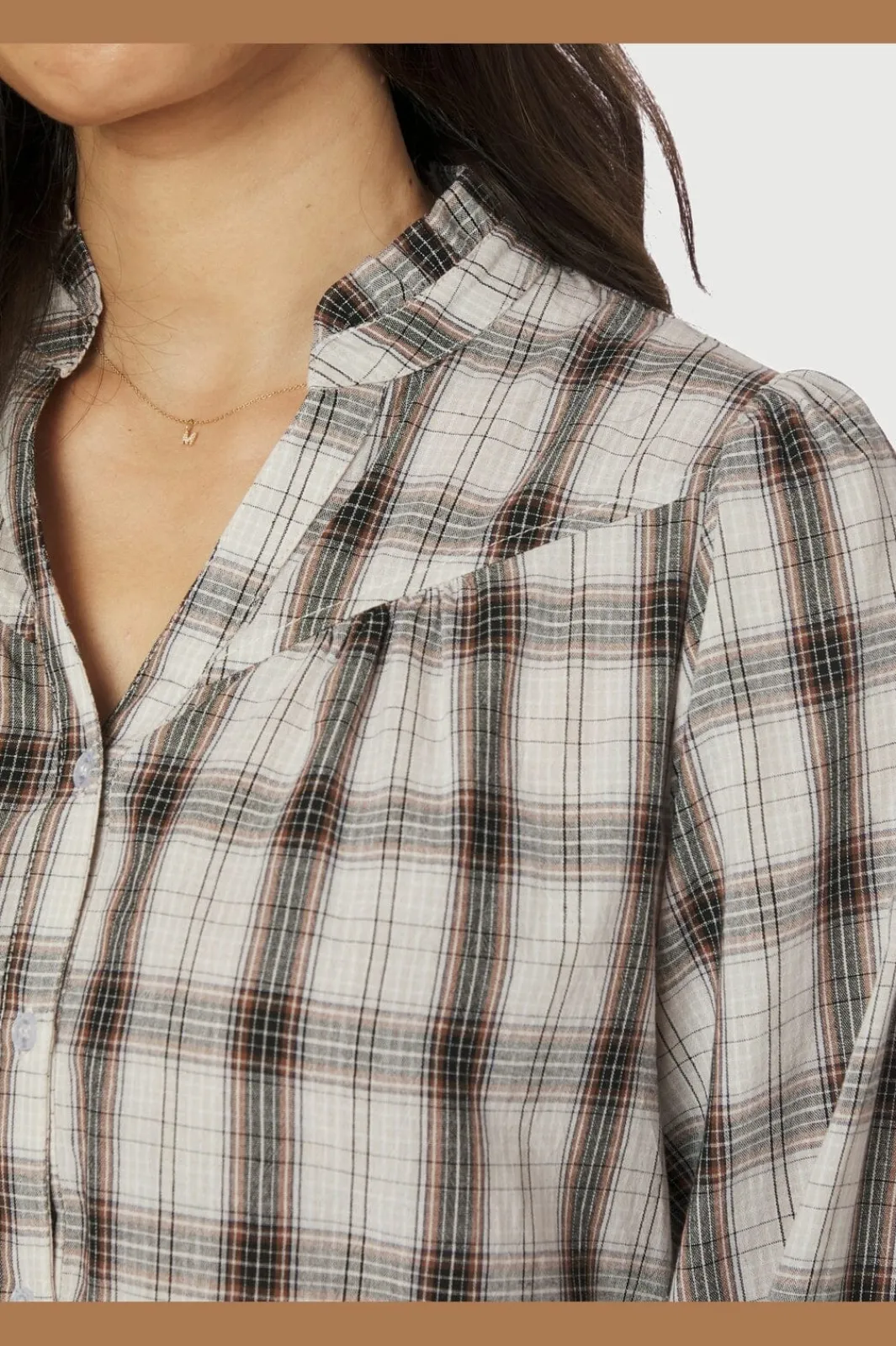 Neo Noir Bluser & Skjorter<Camisa Big Check Blouse 166886