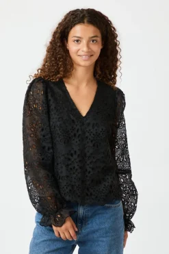 Neo Noir Bluser & Skjorter<Candice Embroidery Blouse 163848