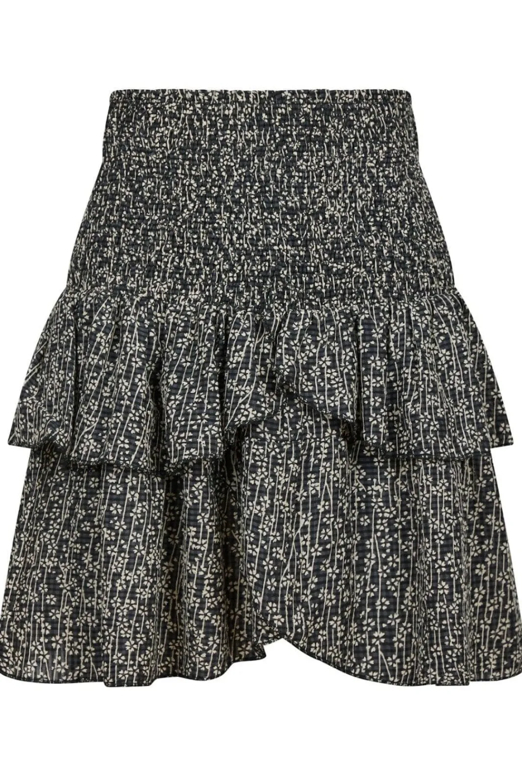 Neo Noir Nederdele<Carin Flower Check Skirt 164692