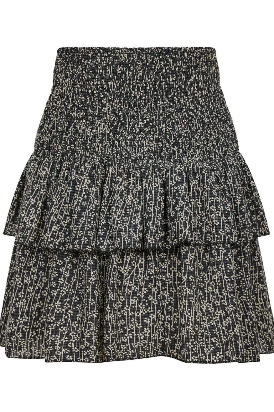 Neo Noir Nederdele<Carin Flower Check Skirt 164692