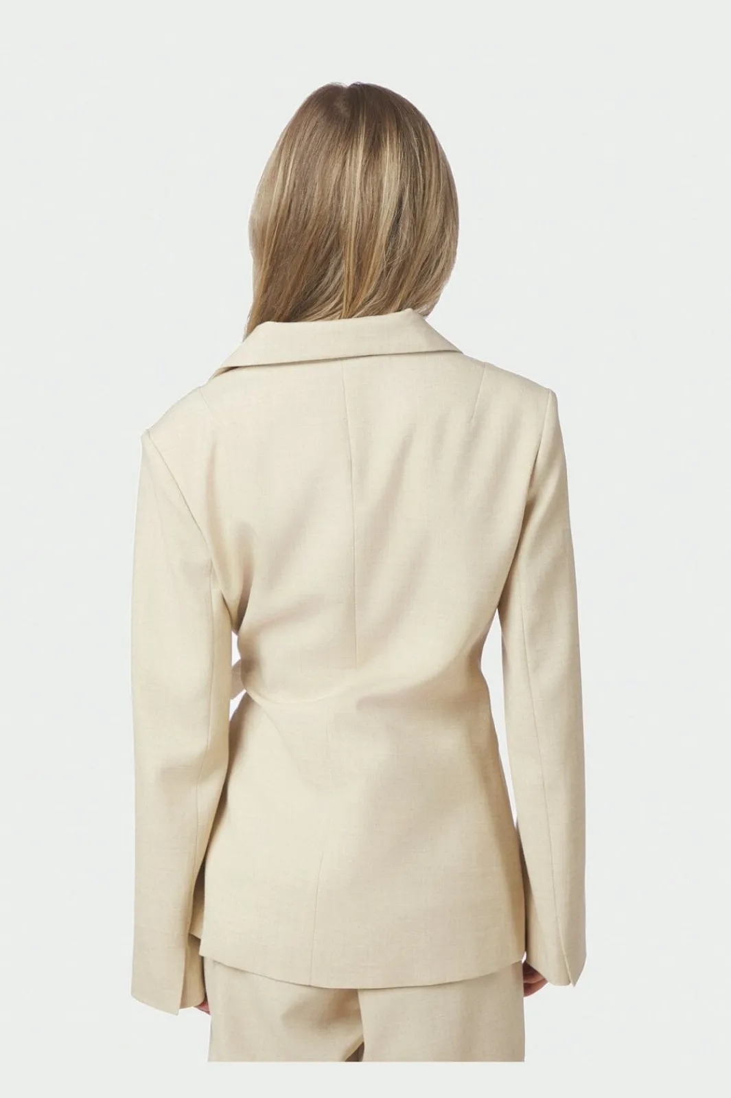 Neo Noir Blazere<Carmia Melange Tie Blazer 168227