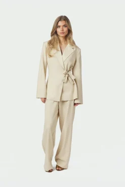 Neo Noir Blazere<Carmia Melange Tie Blazer 168227