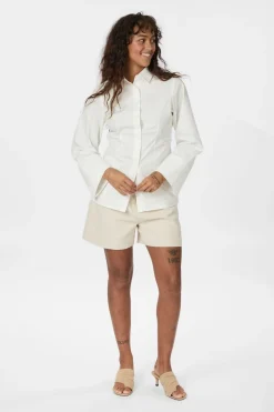 Neo Noir Bluser & Skjorter|Ammevenligt Tøj<Caroli Poplin Shirt 165894