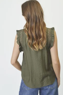 Co´Couture T-Shirts & Toppe<Caryncc Frill Top 35837