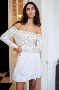 New Casadi Lace Flower Blouse 162631 Bluser & Skjorter