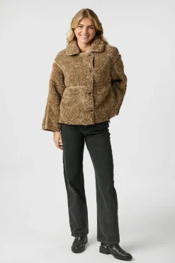 Neo Noir Overtøj & Jakker<Castor Faux Fur Jacket 164862