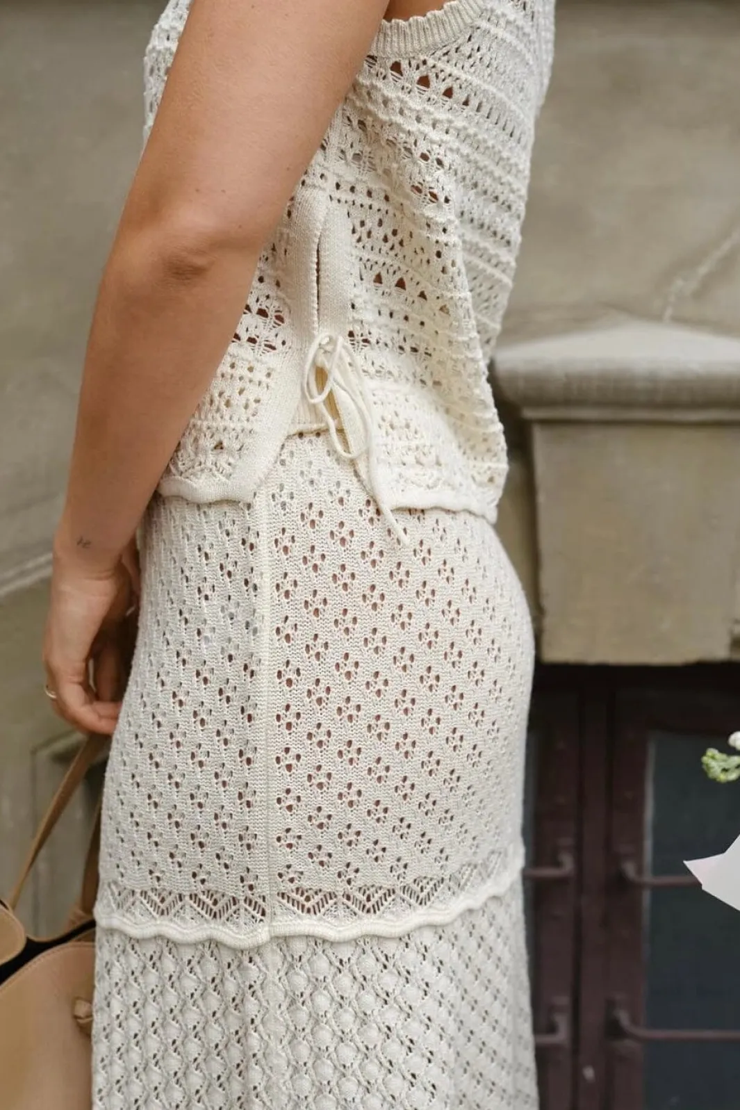 Clearance Catana Crochet Knit Top 165990 Veste