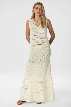 Clearance Catana Crochet Knit Top 165990 Veste