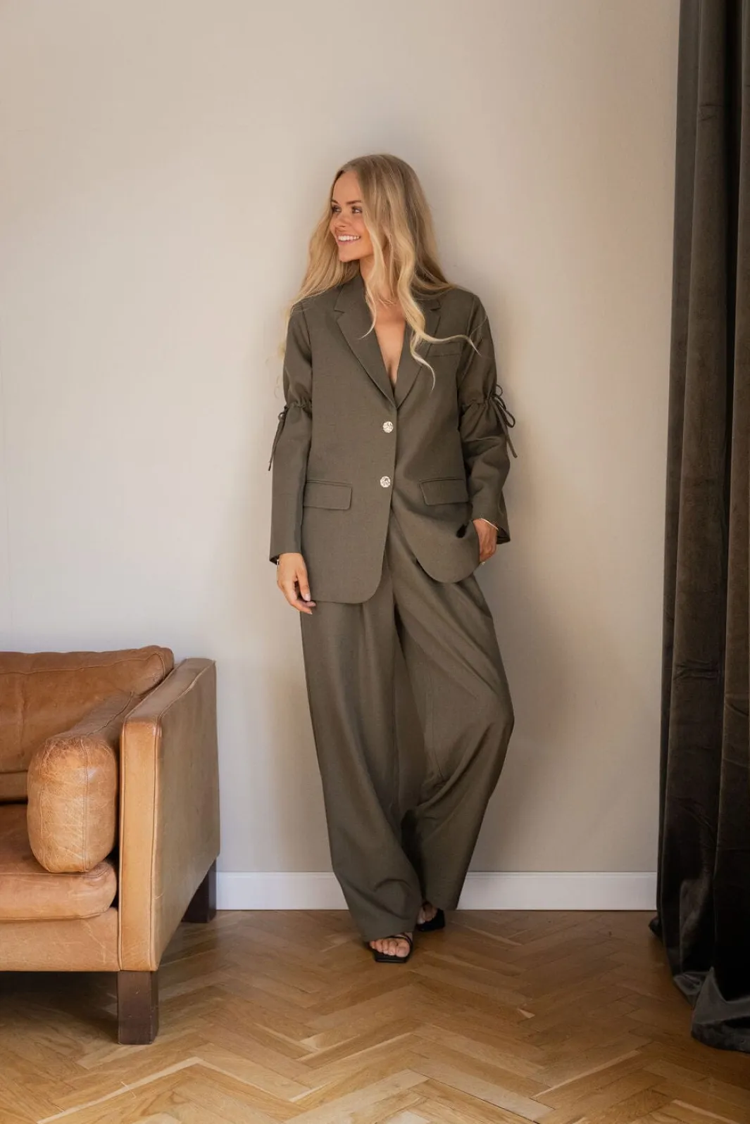 Online Celina Structure Pants 167306 Sæt 🛍️|Jakkesæt