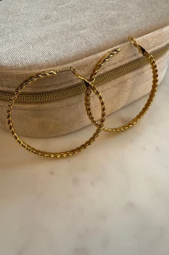Mellow Moon Øreringe<Chiara Hoop Earring