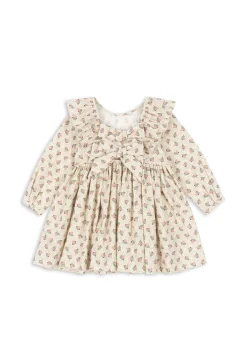 Cianna Ls Bow Dress Gots Ks104262 Børn Kjoler