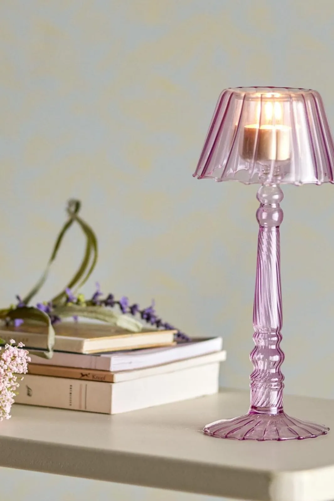Bloomingville Dekoration Til Hjemmet<Cisco Fyrfadsstage, Rosa, Glas 82061722