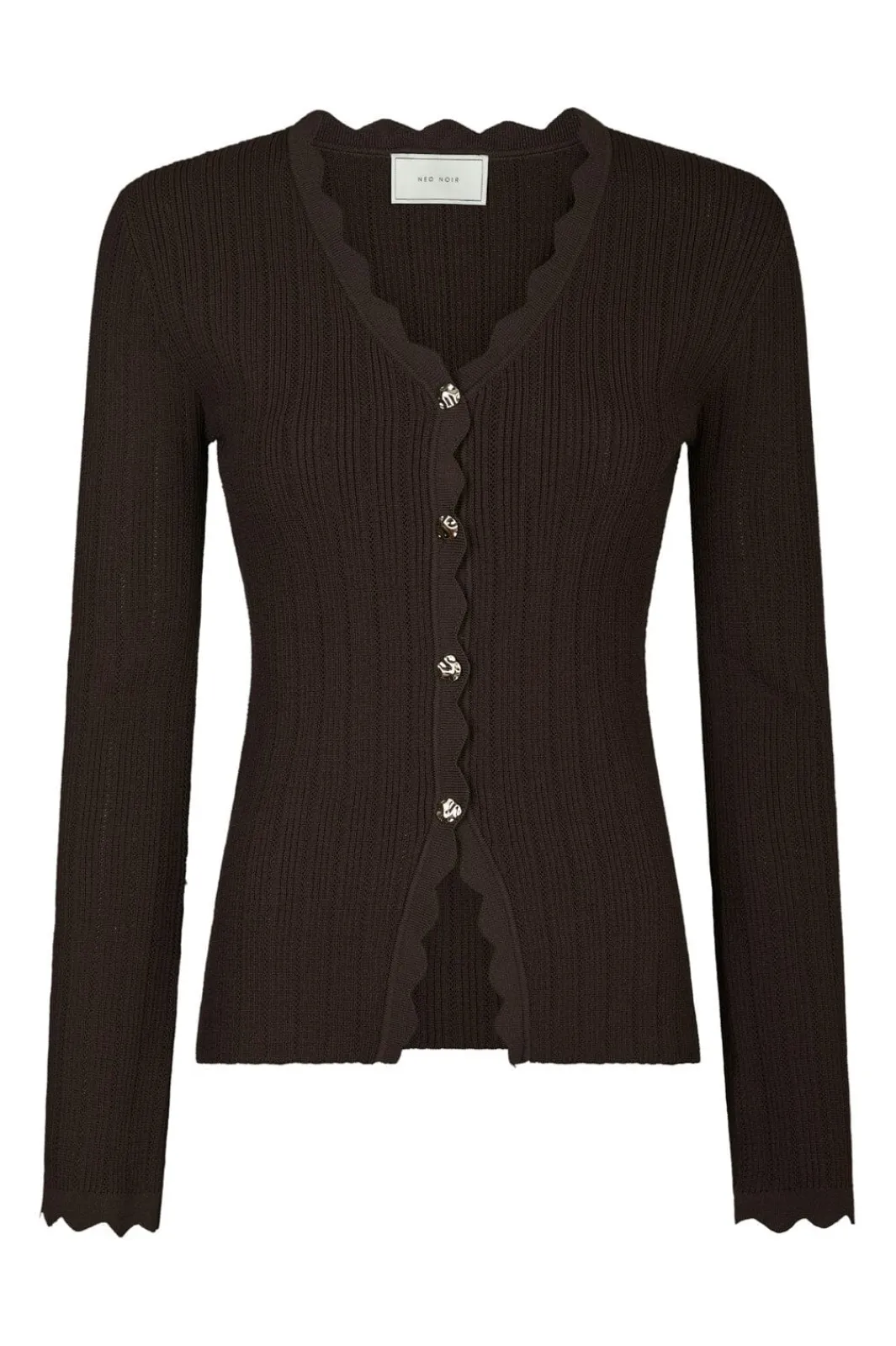 Neo Noir Bluser & Skjorter|Ammevenligt Tøj<Clara Stitch Knit Blouse 164484