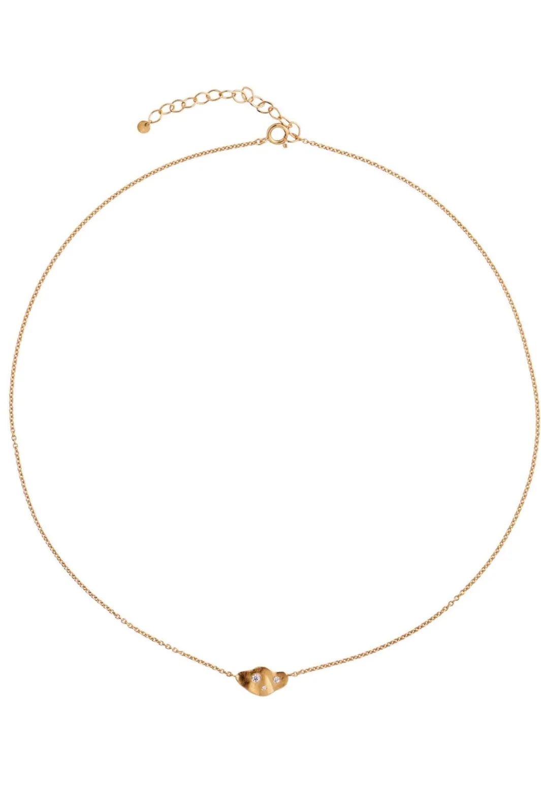 Online Clear Sea Necklace With Stones Goldenen Halskæder