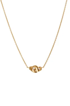 Online Clear Sea Necklace With Stones Goldenen Halskæder